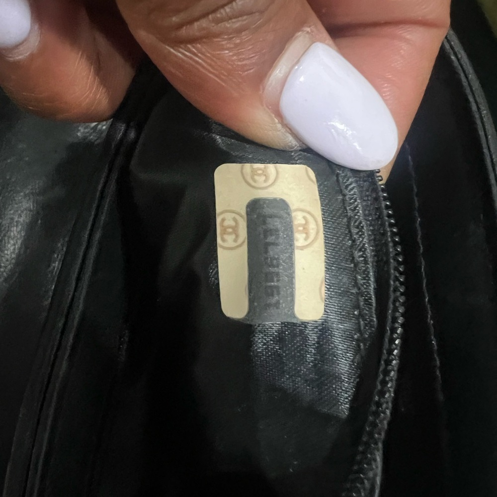 Chanel Black Crossbody Bag with Quilted Leather/Tassel, Chain Strap - Picture 5 of 10